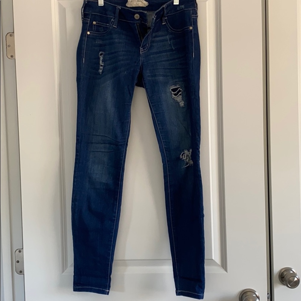 Altar’d state mid rise distressed skinny jeans